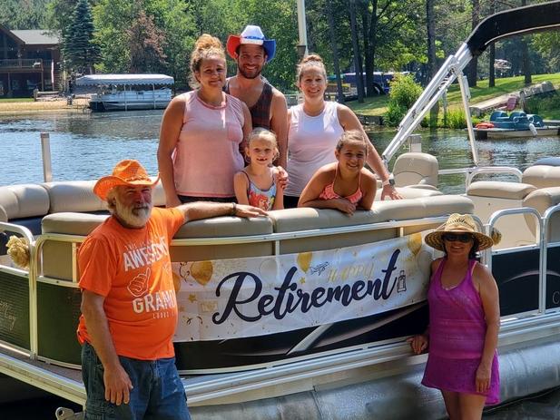 Retirement Party on the Pontoon