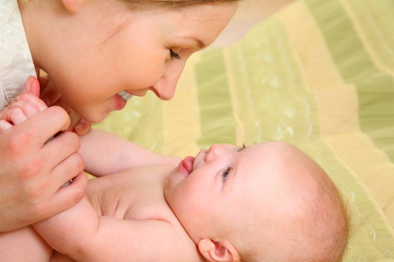 Mother and baby