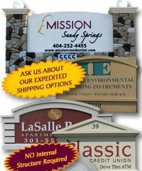 DISCOUNTED MONUMENT SIGNS