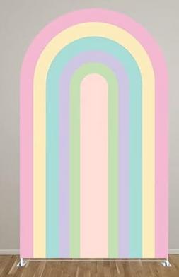 RAINBOW FABRIC BACKDROP ARCH COVER