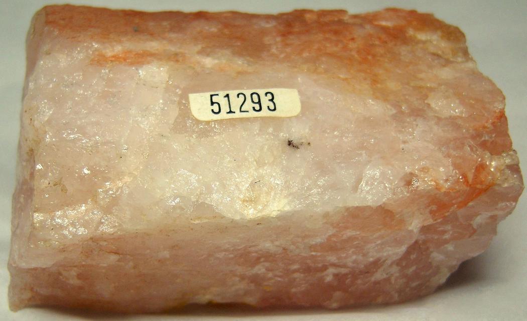 ROSE QUARTZ - Lyndoch Township (Hines Mine), Renfrew County, Ontario, Canada - ex Harold D. Levey "Mineral Hill"