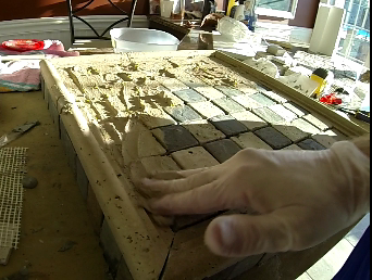 How to make a Ceramic Tile Chess Board. Check out our short how to video. www.DIYeasycrafts.com