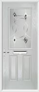 2 Panel 1 Square Composite Door fusion art