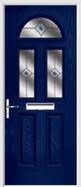 2 Panel 2 Square 1 Arch Composite Door fusion glass