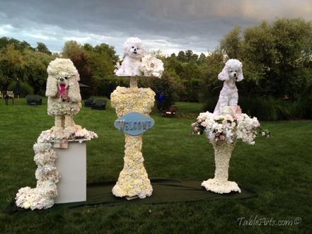 Pet Events Floral Sculpture