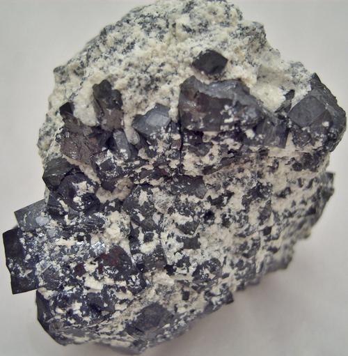 Magnetite cubic and tetrahexahedral modified, one time find in1990s, 2500' level, ZCA No. 4 Mine (St. Joe Mine), Balmat, Balmat-Edwards Zinc District. St. Lawrence County, New York, USA