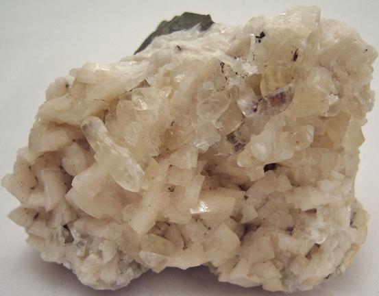 DOLOMITE with fluorescent CALCITE - Saint-Eustache Quarry (Carriere et pavage Saint-Eustache; Sainte-Eustache quarry; Mathers Quarry), Sainte-Eustache, Deux Montagnes RCM, Laurentides, Quebec, Canada - ex Albert Sebela
