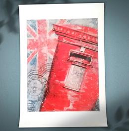 British Royal Mail pillar box