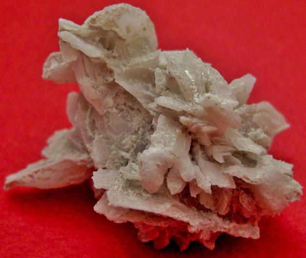 Calcite pseudomorph after Glauberite crystals, Camp Verde District, Yavapai County, Arizona, USA, ex Ted Morley, circa1960
