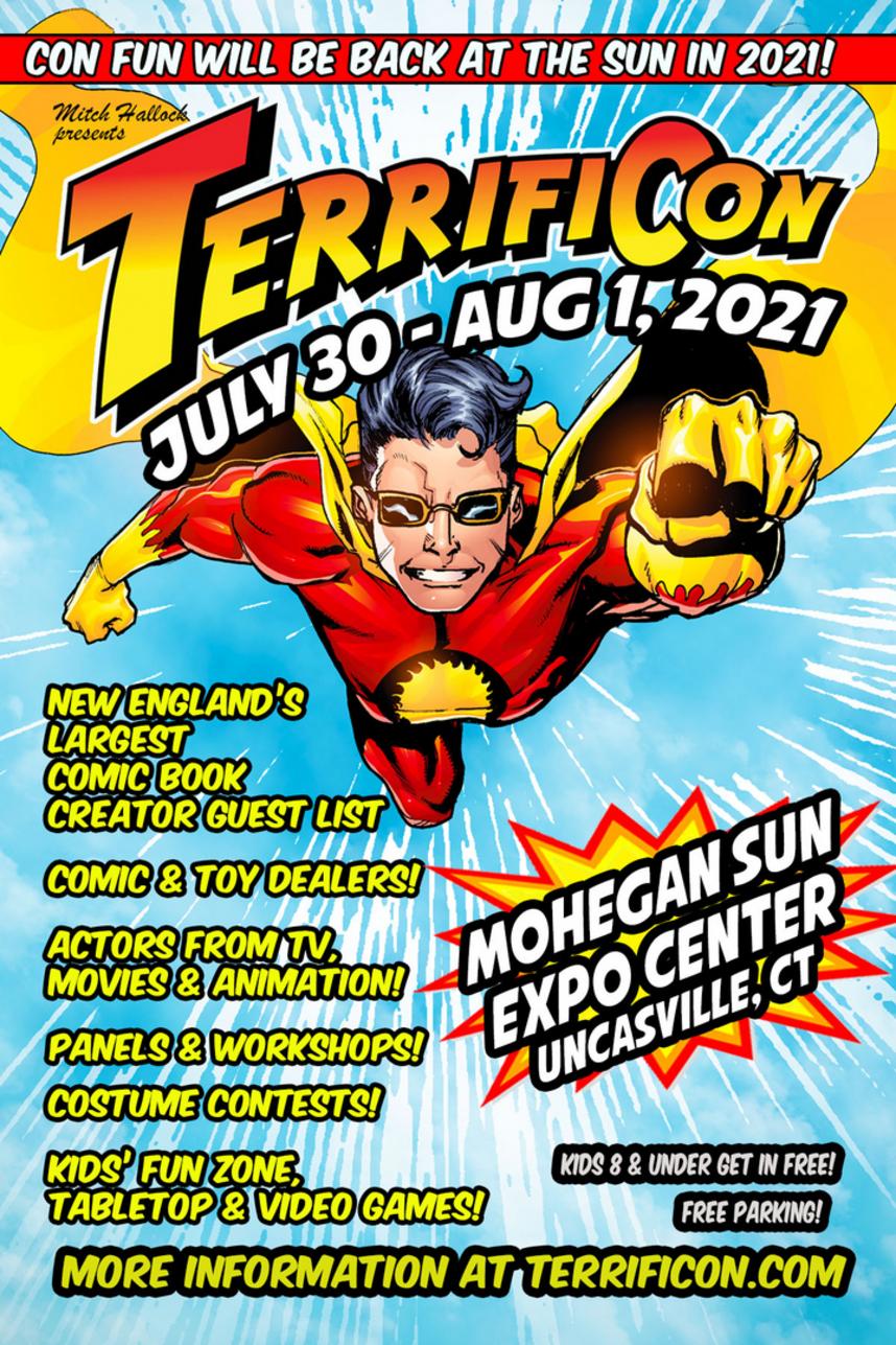 TERRIFICON Connecticut number one and biggest comic con is at Mohegan