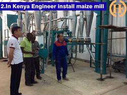 installation 30 metric tons maize flour mill in Kenya