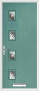 4 Square Composite Door fusion glass