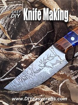 DIY Shark Themed Knife  Part 2: Beveling, Metal Etching, and Scale  Mounting 