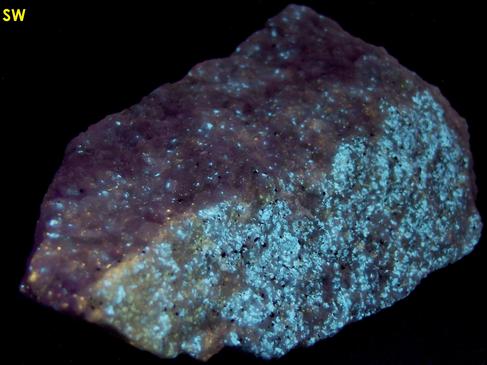 fluorescent DIOPSIDE, CHONDRODITE, Pyrite, Long Lake Zinc Mine (Richardson Mine, Lynx Mine), Long Lake Village, Olden Township, Frontenac County, Ontario, Canada