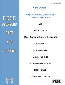PESC History - All Sponsors of PESC Since Our Founding in 1997
