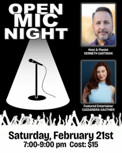 Open Mic Night with Host & Pianist Kenneth Gartman and Special Guest