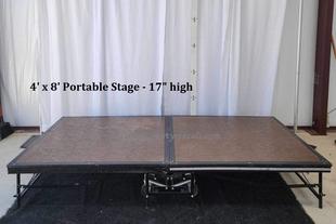 party rental portable stage