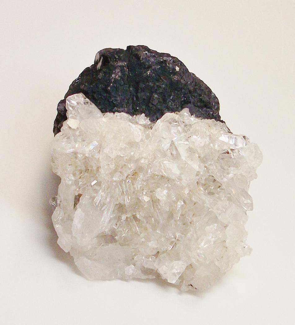 Sphalerite & Quartz crystals - Ellenville Mine, Ulster Co., New York