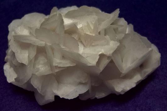 Fluoresces lw sw uv Calcite, quartz, Charcas, Mun. de Charcas, San Luis Potosi, Mexico, ex Parker Minerals, ex Edward A. Geisler
