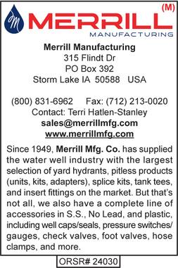 Merrill Manufacturing, Pitless Products