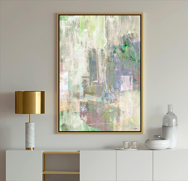 pale abstract, multi-color abstract art, #abstract art, #dubois art, #modern art