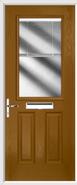 2 Panel 1 Square Composite Door venetian blind