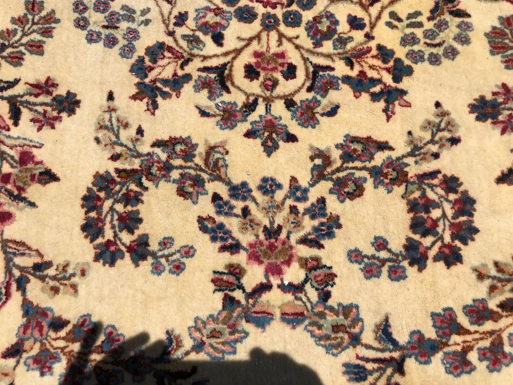 Antique Palatial Persian Lavar Kerman rug