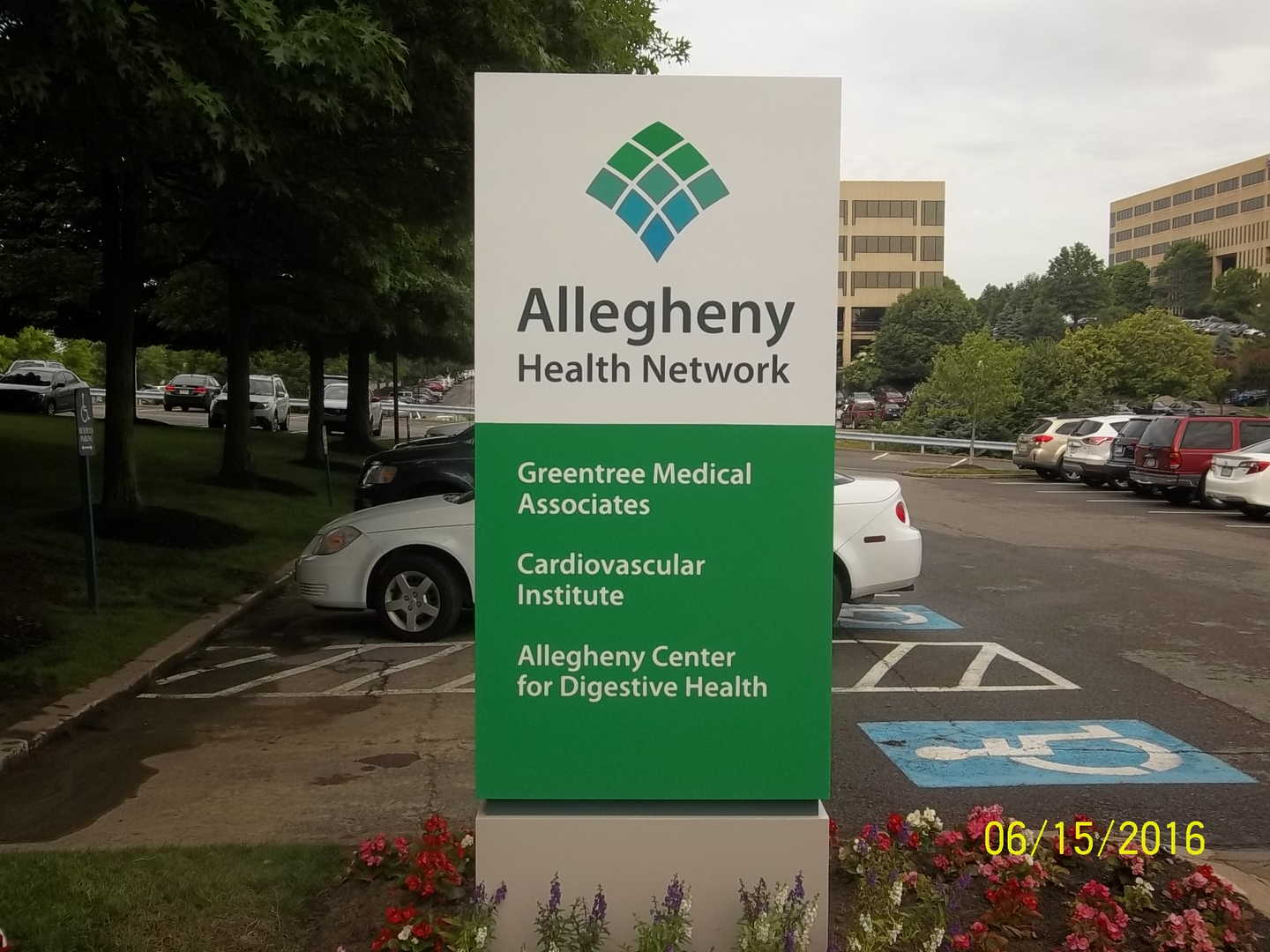 ADA and exterior signage - Allegheny Health Network