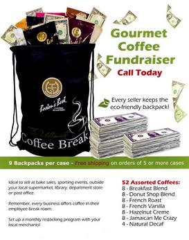 Boston Coffee Roasters Backpack Coffee Fundraising