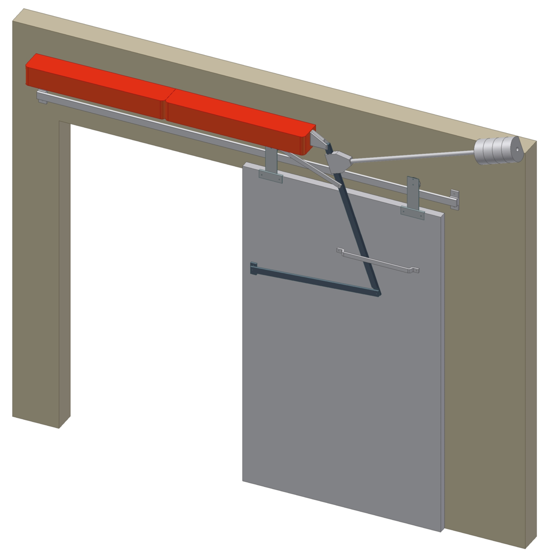 Carey Automatic Door Pneumatic Explosion Proof Automatic Door
