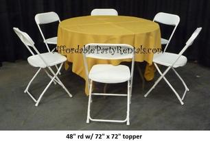 rental table rental chair rental linen