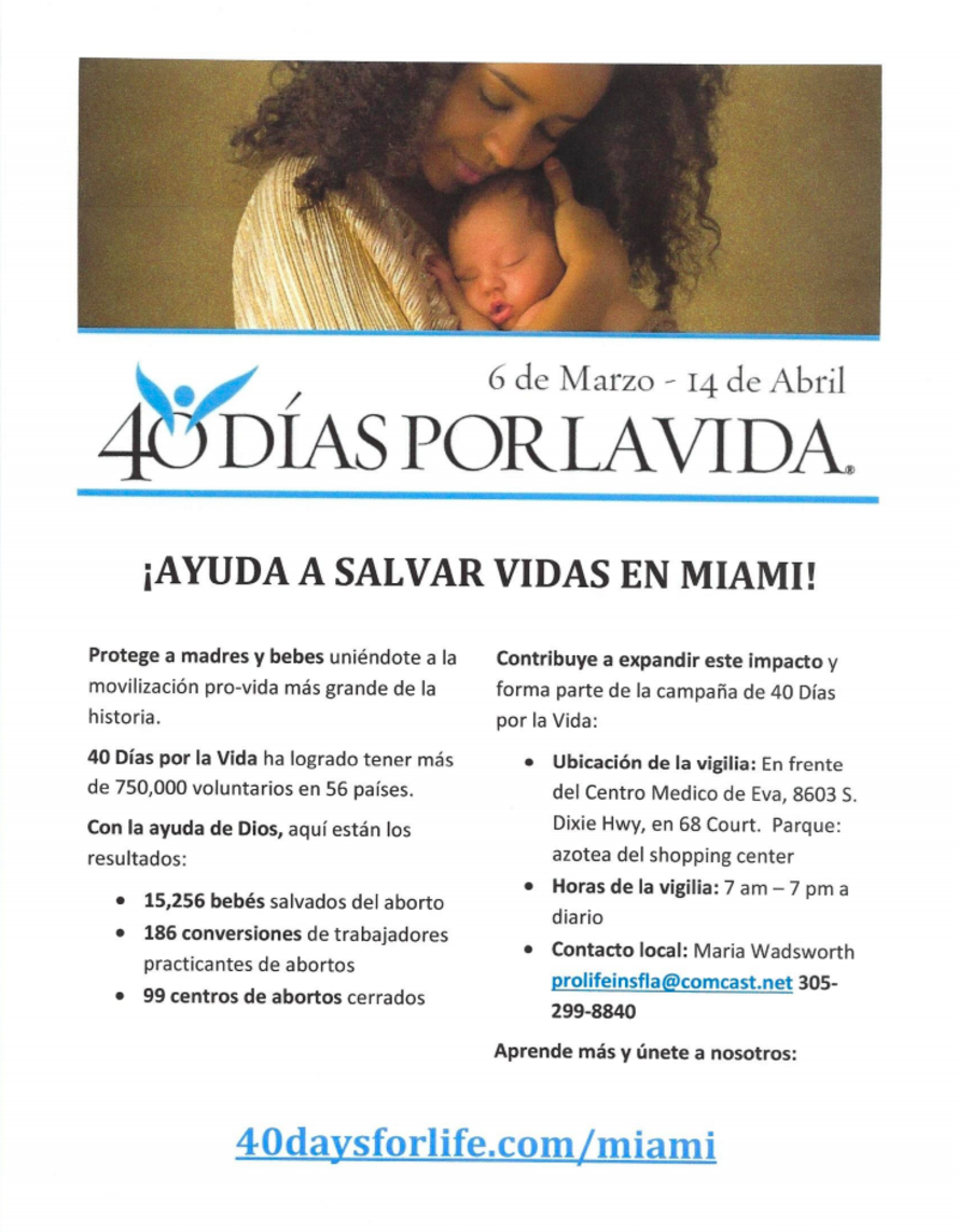 40 days for life miami