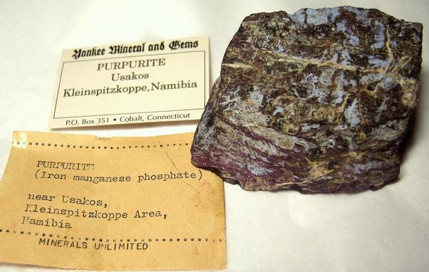 HETEROSITE, PHOSPHATE MINERALS - Usakos, Karibib District, Erongo Region, Namibia