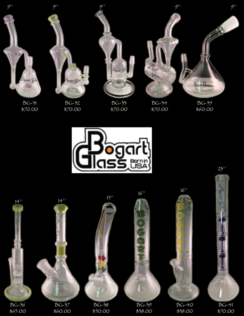 Bogart Made in the USA Water Pipes