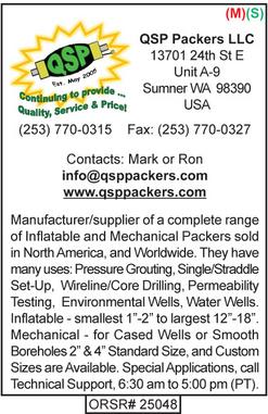 QSP Packers, Packers, Inflatable Packers