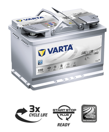 Batterie voiture Varta Start&Stop AGM E39 - 70Ah / 760A - 12V