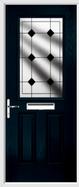 2 Panel 1 Square Composite Door resin lead