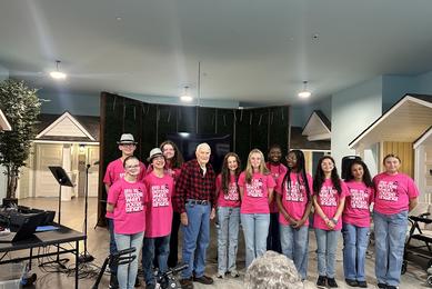 junior high choir performance