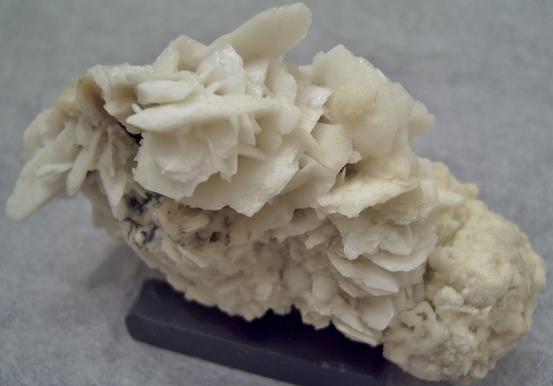 fluorescent GYPSUM SELENITE - Guerrero Negro, Mun. de Mulege, Baja California Sur, Mexico