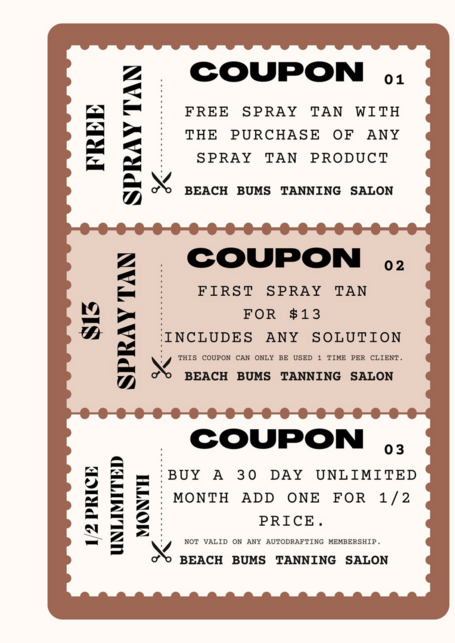 Welcome to Beach Bum Tanning: Special Deals for First-Time Guests - Beach  Bum Tanning