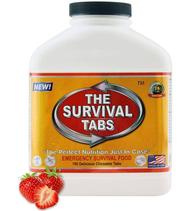 Survival Tabs – Strawberry Tub – 180 Food Tablets