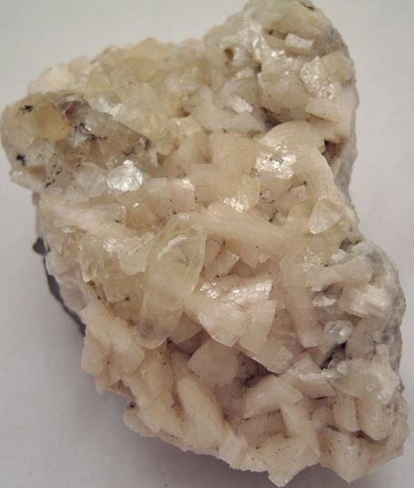DOLOMITE with fluorescent CALCITE - Saint-Eustache Quarry (Carriere et pavage Saint-Eustache; Sainte-Eustache quarry; Mathers Quarry), Sainte-Eustache, Deux Montagnes RCM, Laurentides, Quebec, Canada - ex Albert Sebela