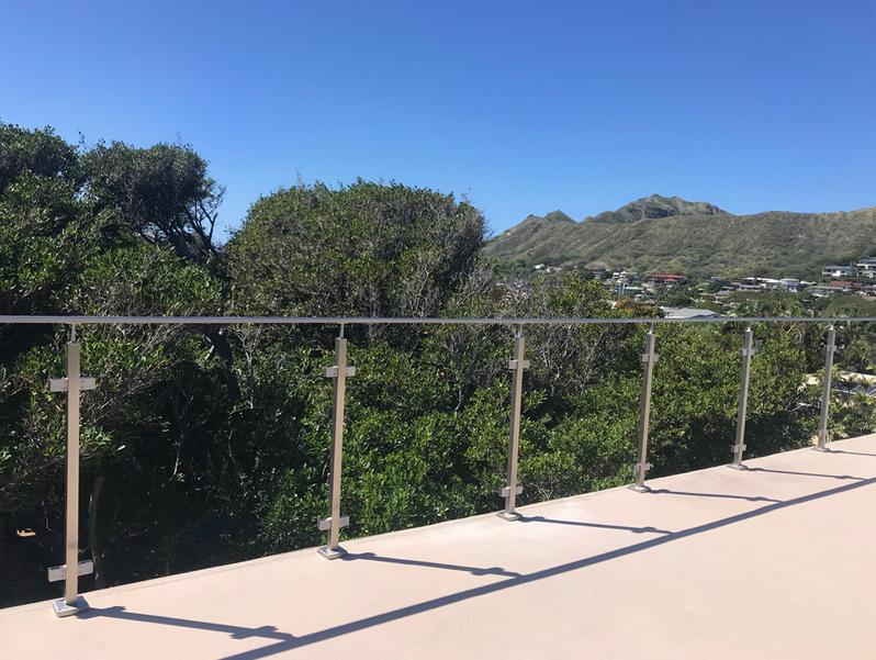 Glass railing Hawaii, glass for deck Hawaii, Glass rail system Honolulu, stainless steel railing Honolulu, stainless steel railing, railing , deck railing, deck,stainless steel railing Honolulu, stainless steel railing, railing , deck railing, deck