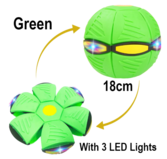 Flying UFO Frisbee Magic Ball - Flat Throw Disc Bouncing Ball Magic Ball Toy for children aged 6 and older Outdoor Garden Beach Game Children's sports balls