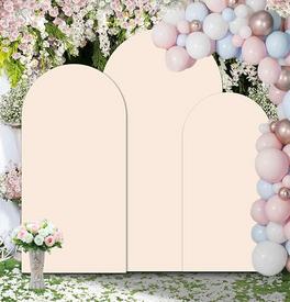 CHIARA BACKDROP ARCH COVERS FOR RENT (various sizes)