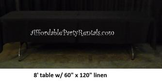 rental table rental chair rental linen