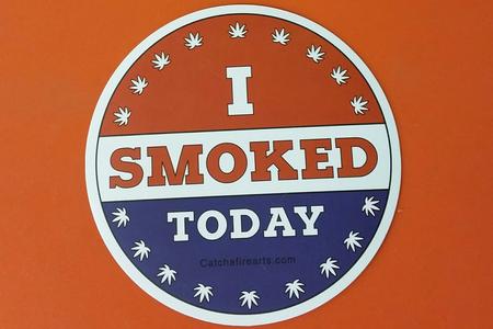 I SMOKED TODAY STICKER