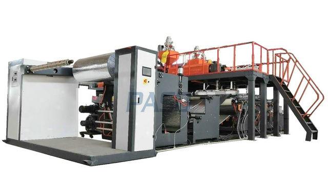 double layers aluminum foil heat insulation air bubble film machine