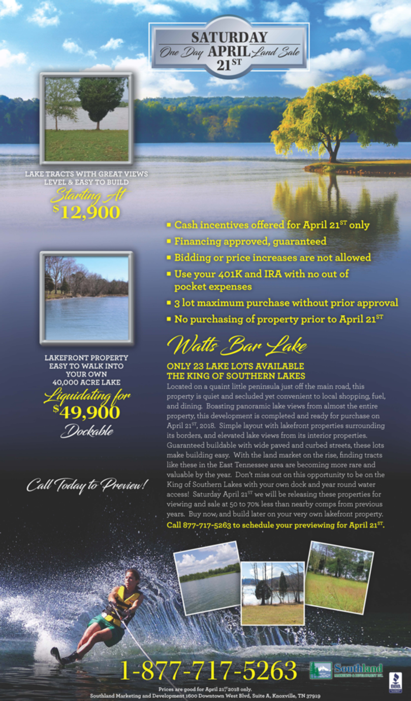 Watts Bar Lakefront Land