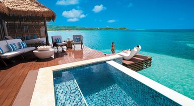 Sandals Royal Caribbean Over Water Pool Deck